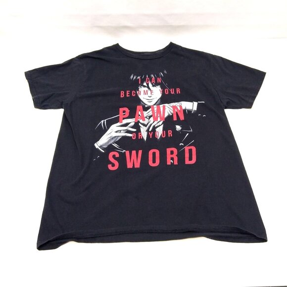 Black Butler I Can Become Your Pawn Or Your Sword Anime Graphic Large T-Shirt - Picture 5 of 6